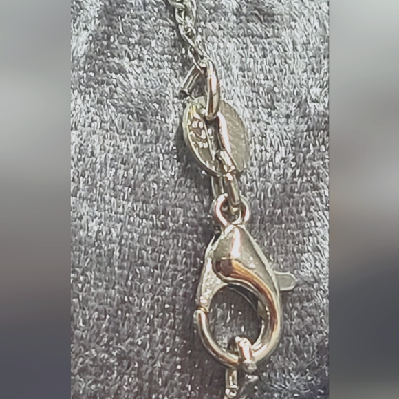 925S  Heart Shaped Blue Cubic Zirconia Jewelry Set - Picture 4 of 5